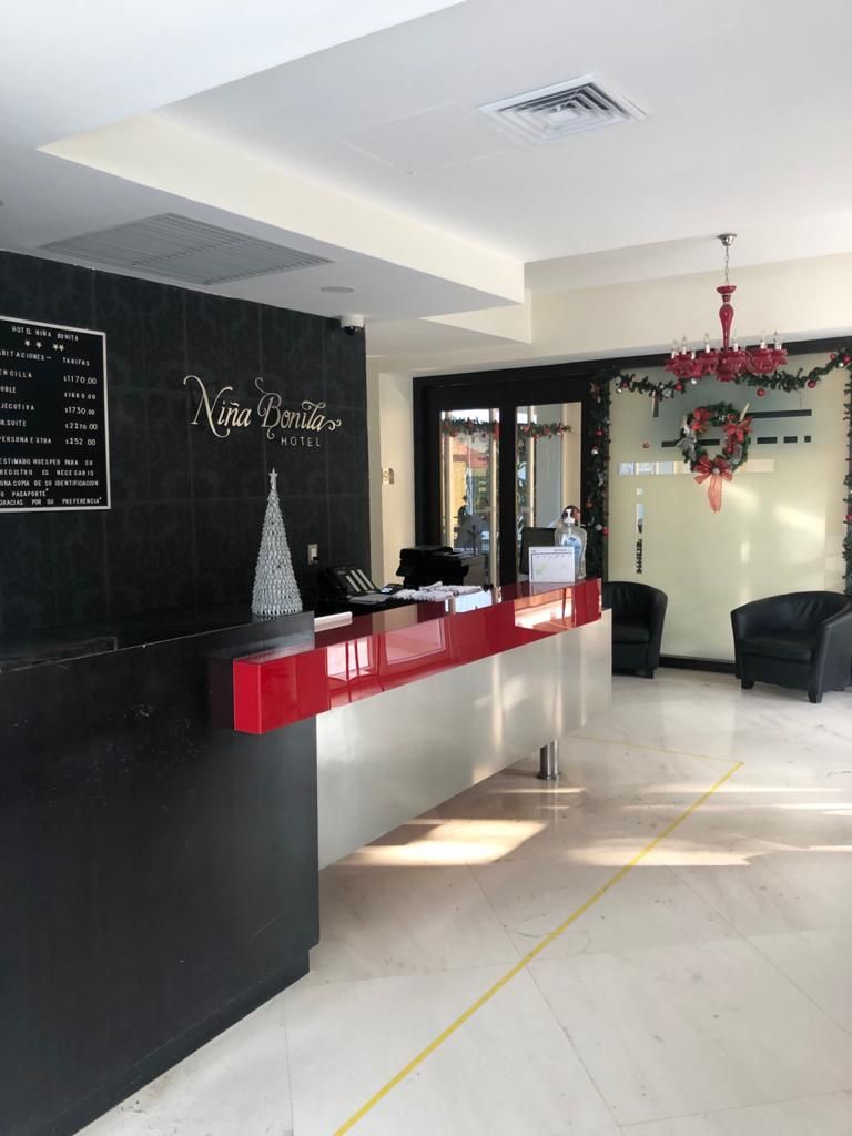 Recepción del hotel